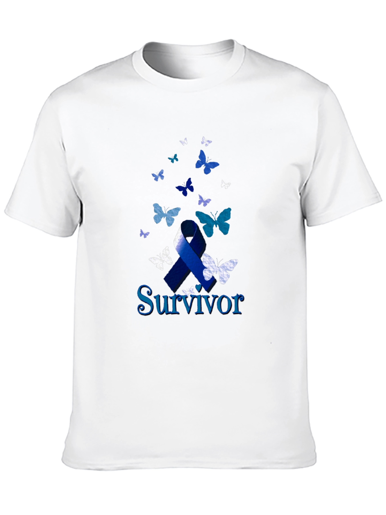 Survivor Ribbon Butterfly T-Shirt