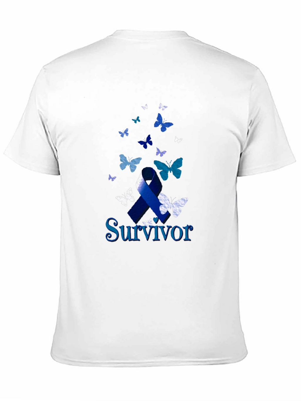 Survivor Ribbon Butterfly T-Shirt