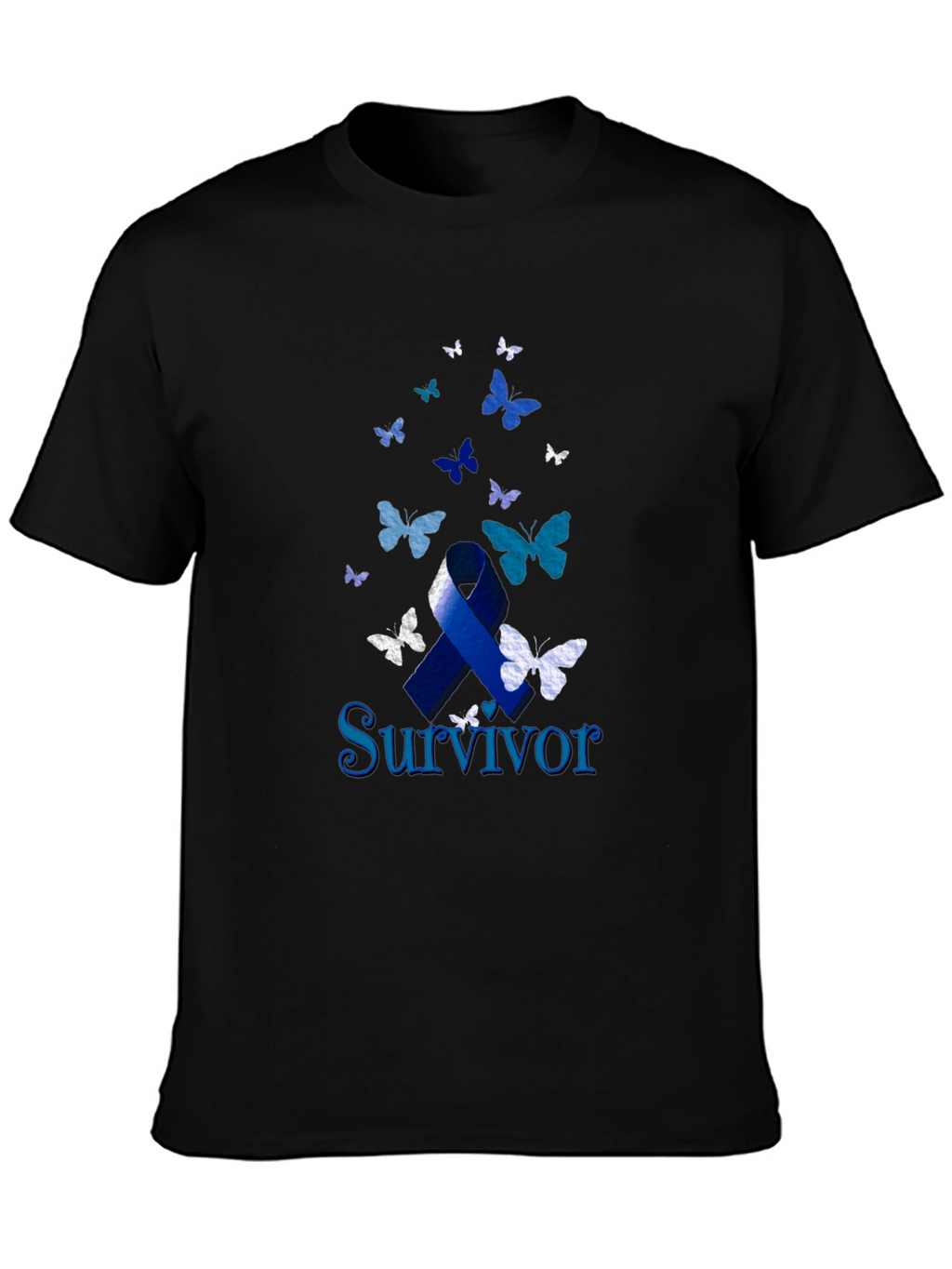 Survivor Ribbon Butterfly T-Shirt