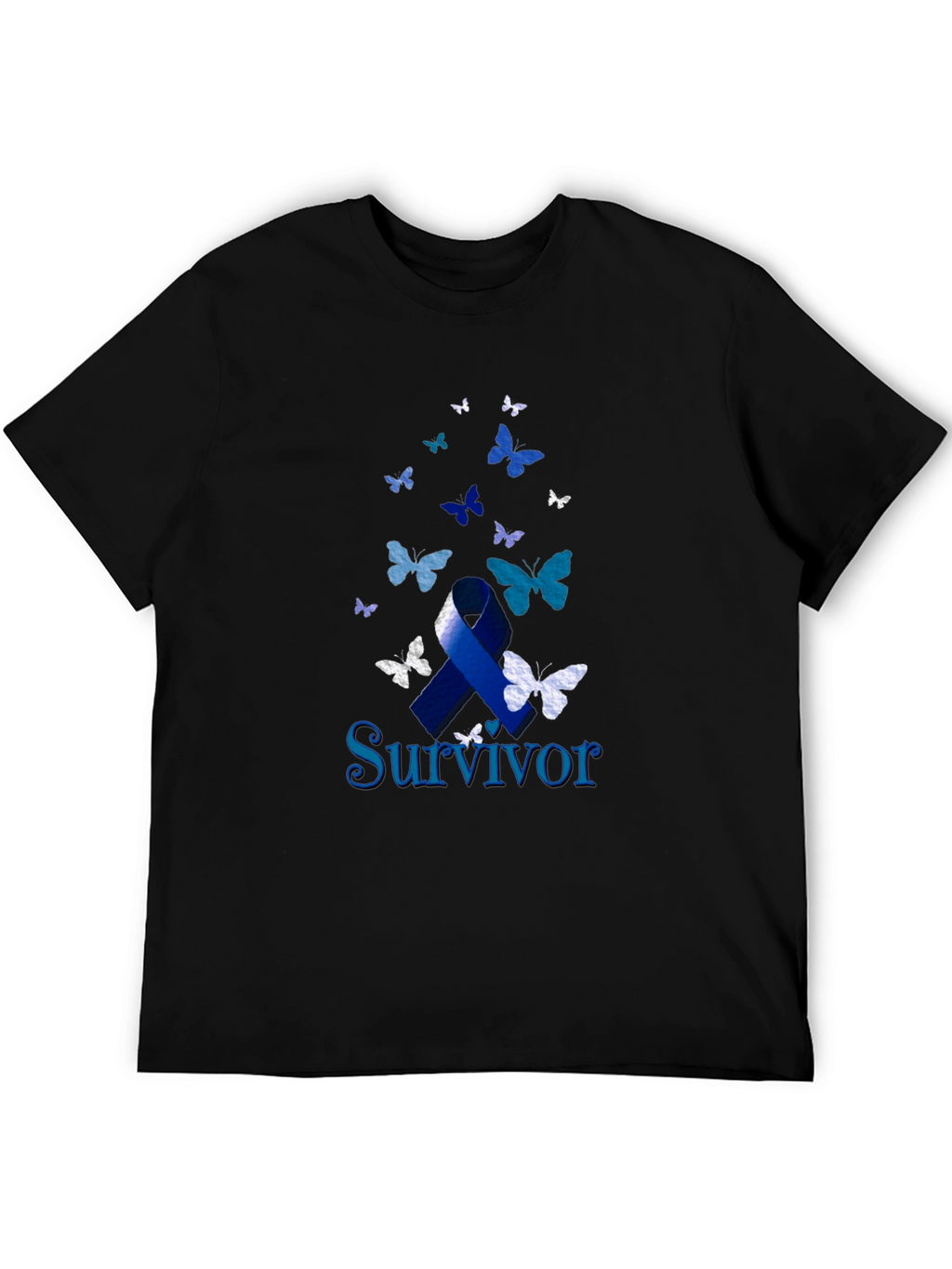 Survivor Ribbon Butterfly T-Shirt