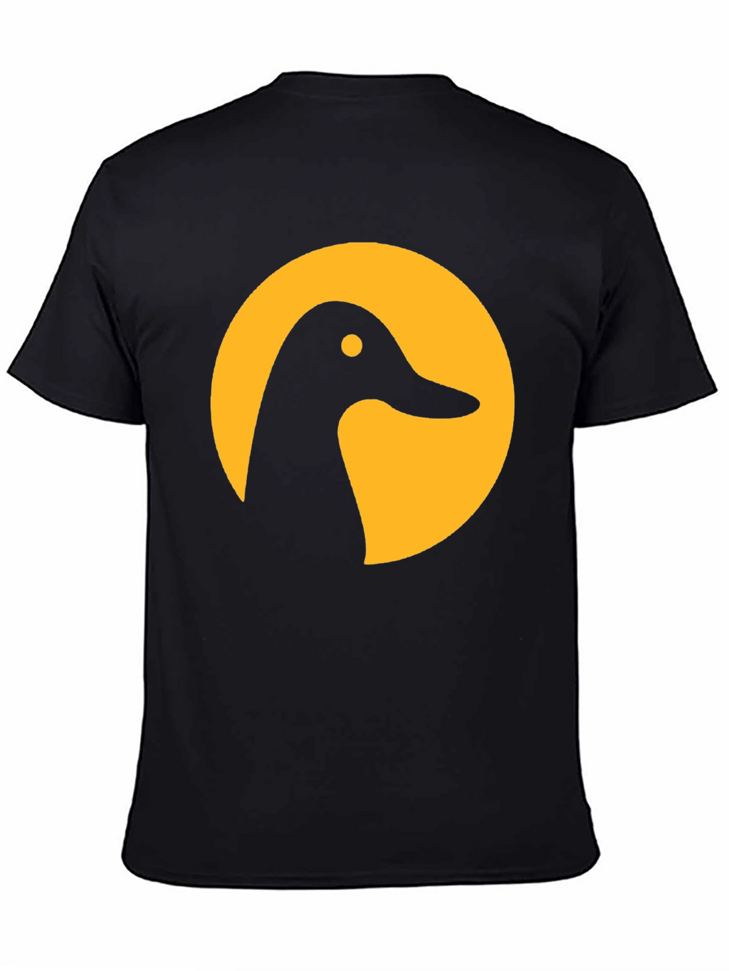 Duck Silhouette Graphic Tee - Stylish Black T-Shirt