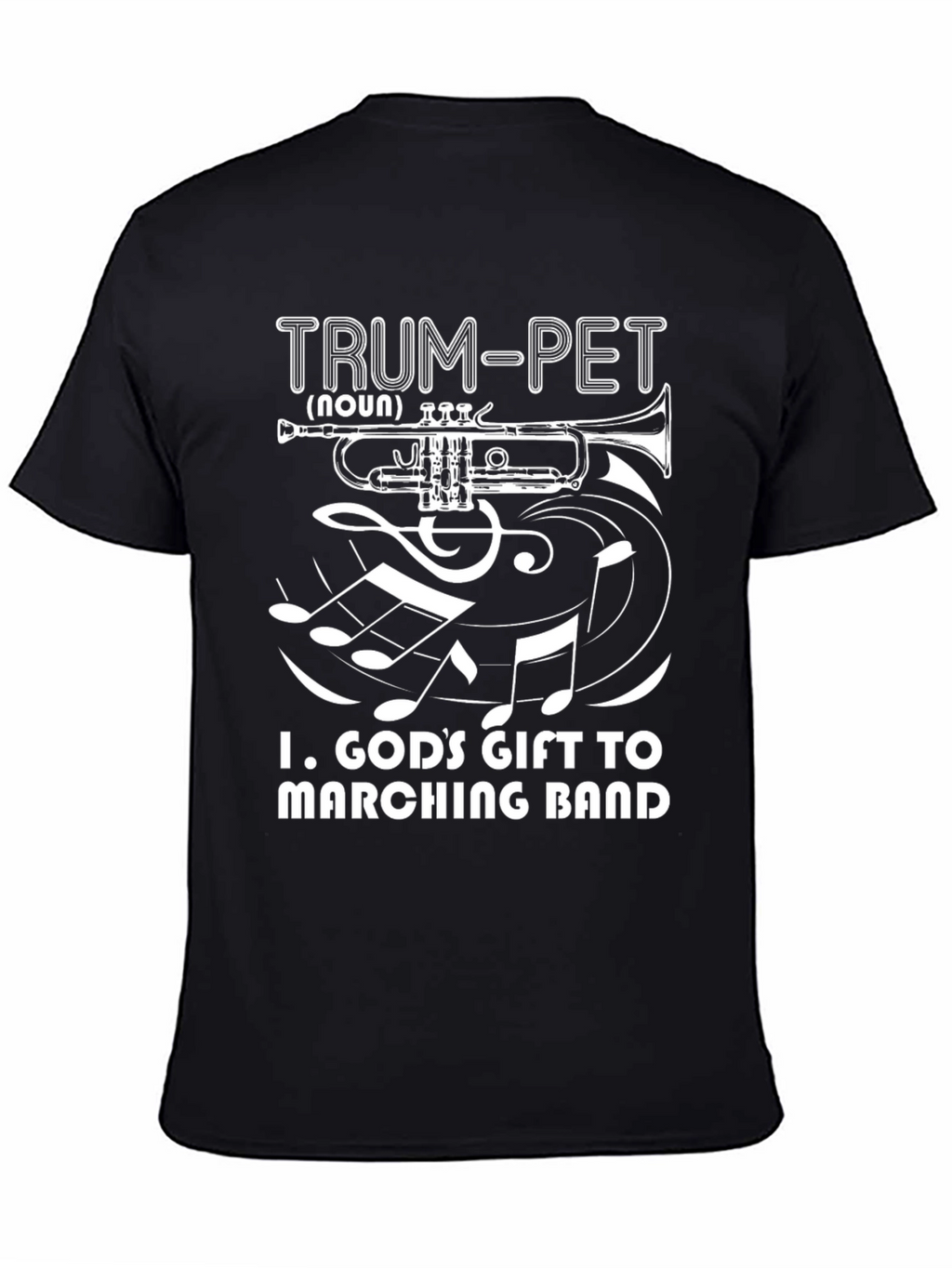 Trumpet Gods Gift to Marching Band T-Shirt