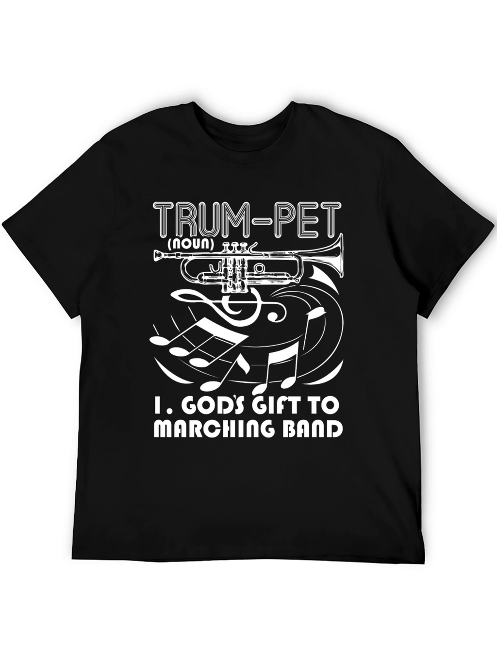 Trumpet Gods Gift to Marching Band T-Shirt