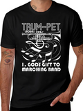 Trumpet Gods Gift to Marching Band T-Shirt