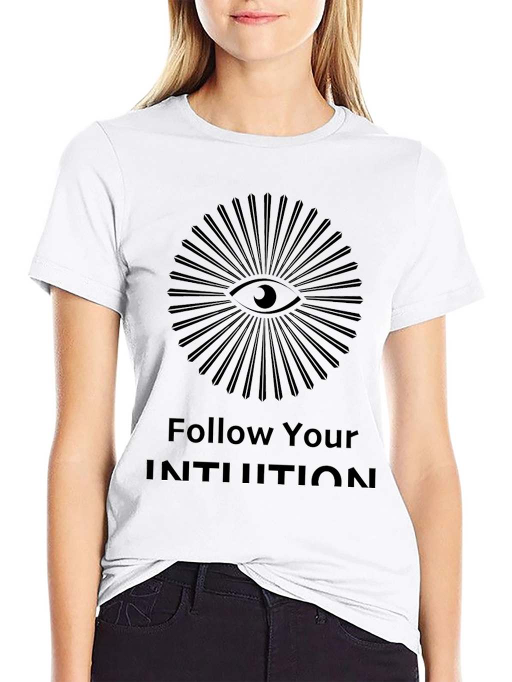 Follow Your Intuition Graphic Tee - Eye Design