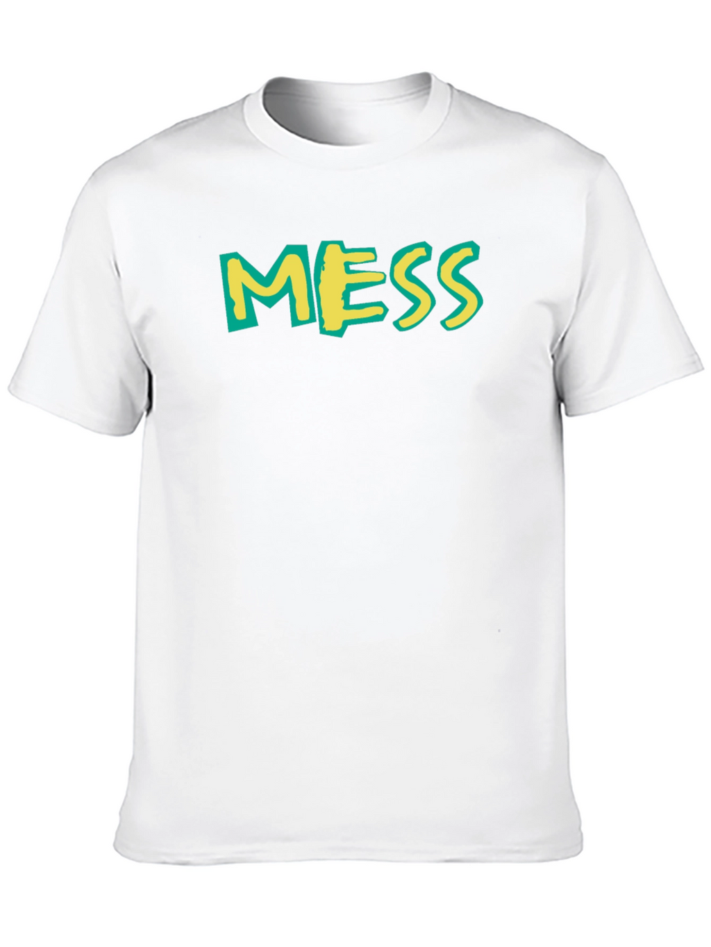 MESS Graphic Tee - Casual Black T-Shirt
