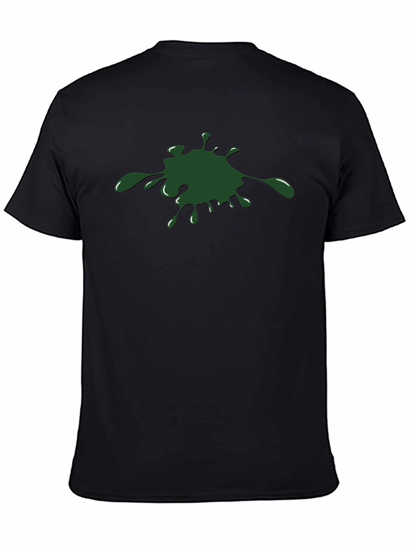 Green Splatter Graphic T-Shirt