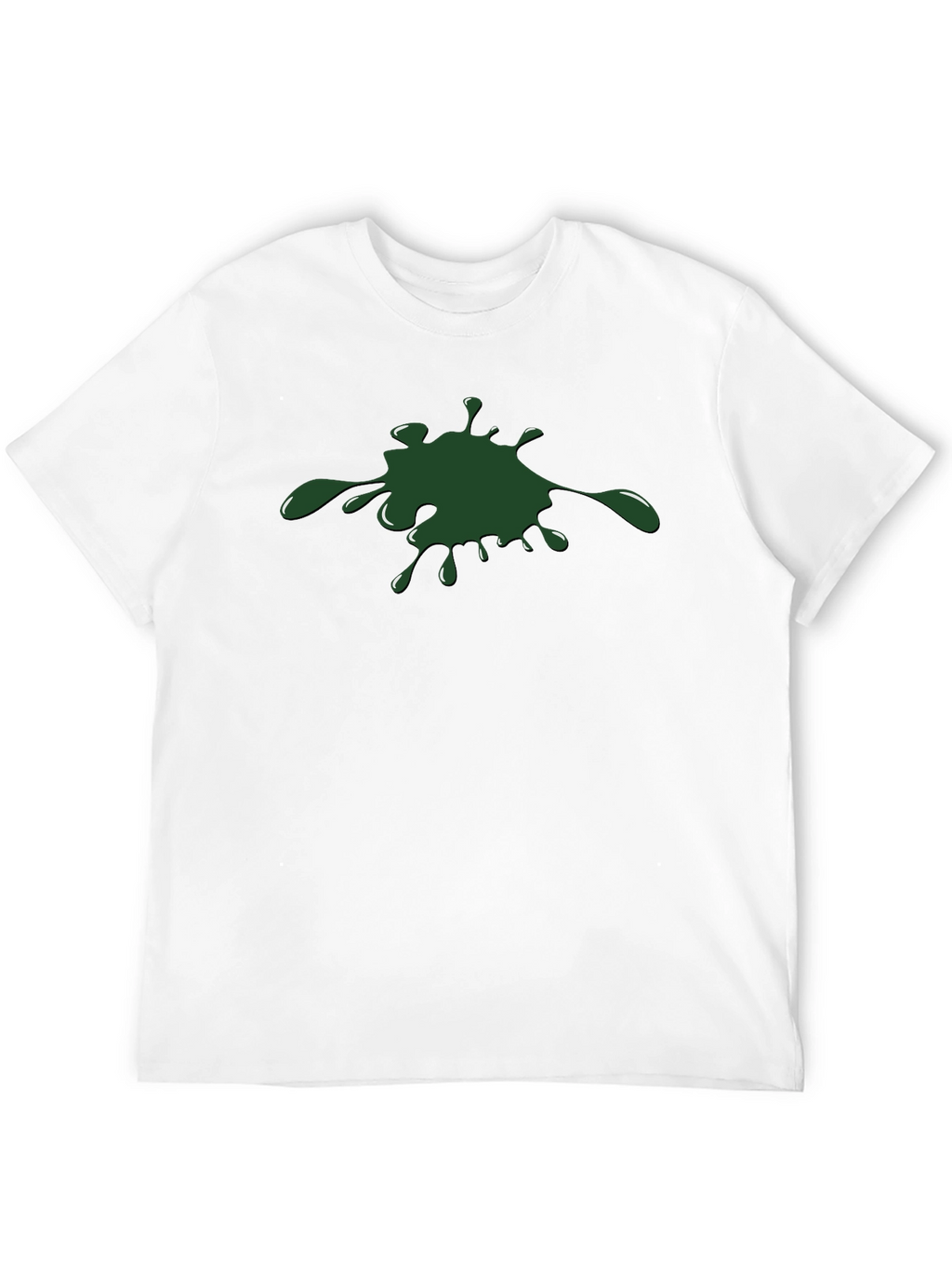 Green Splatter Graphic T-Shirt