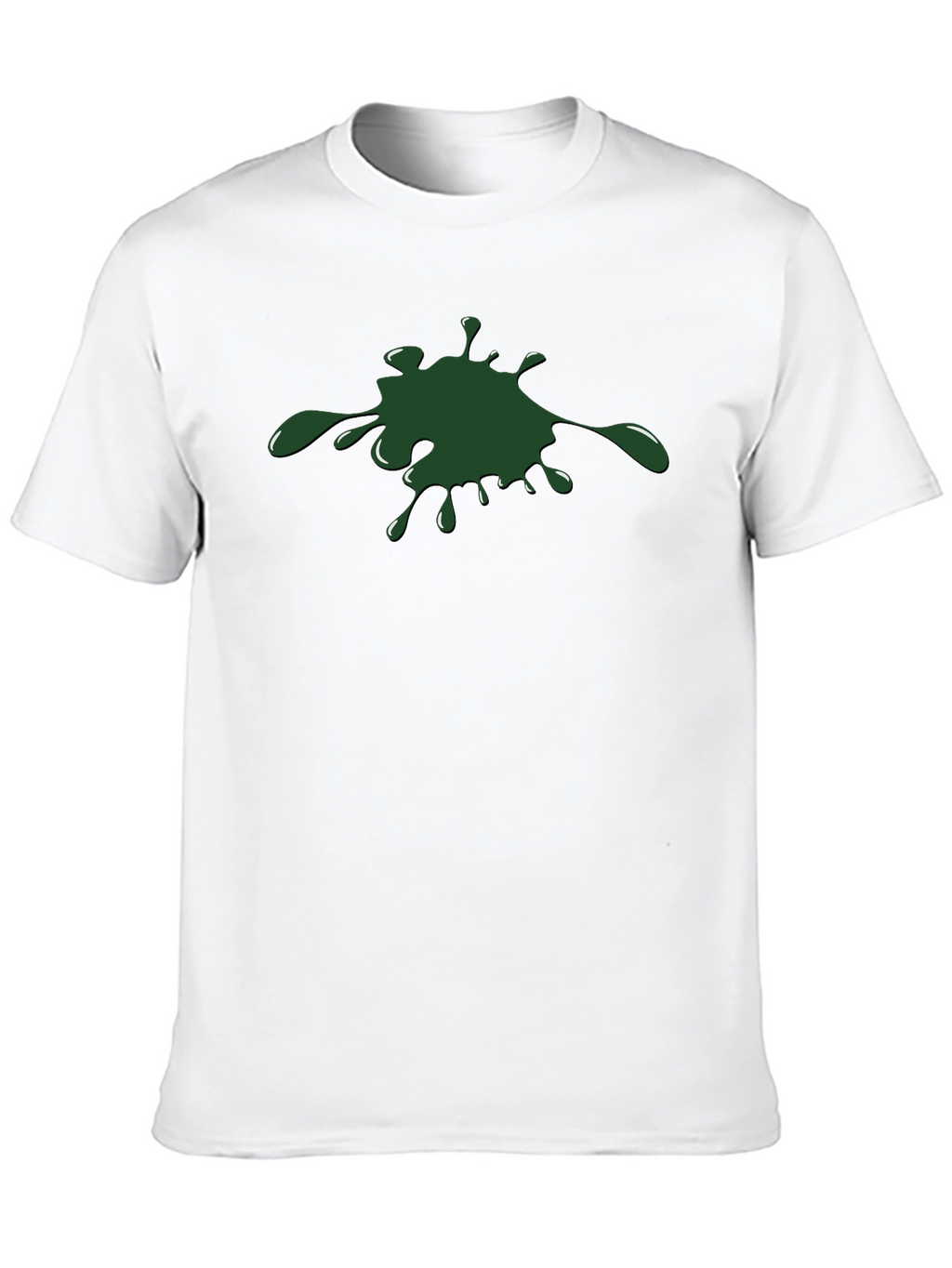 Green Splatter Graphic T-Shirt