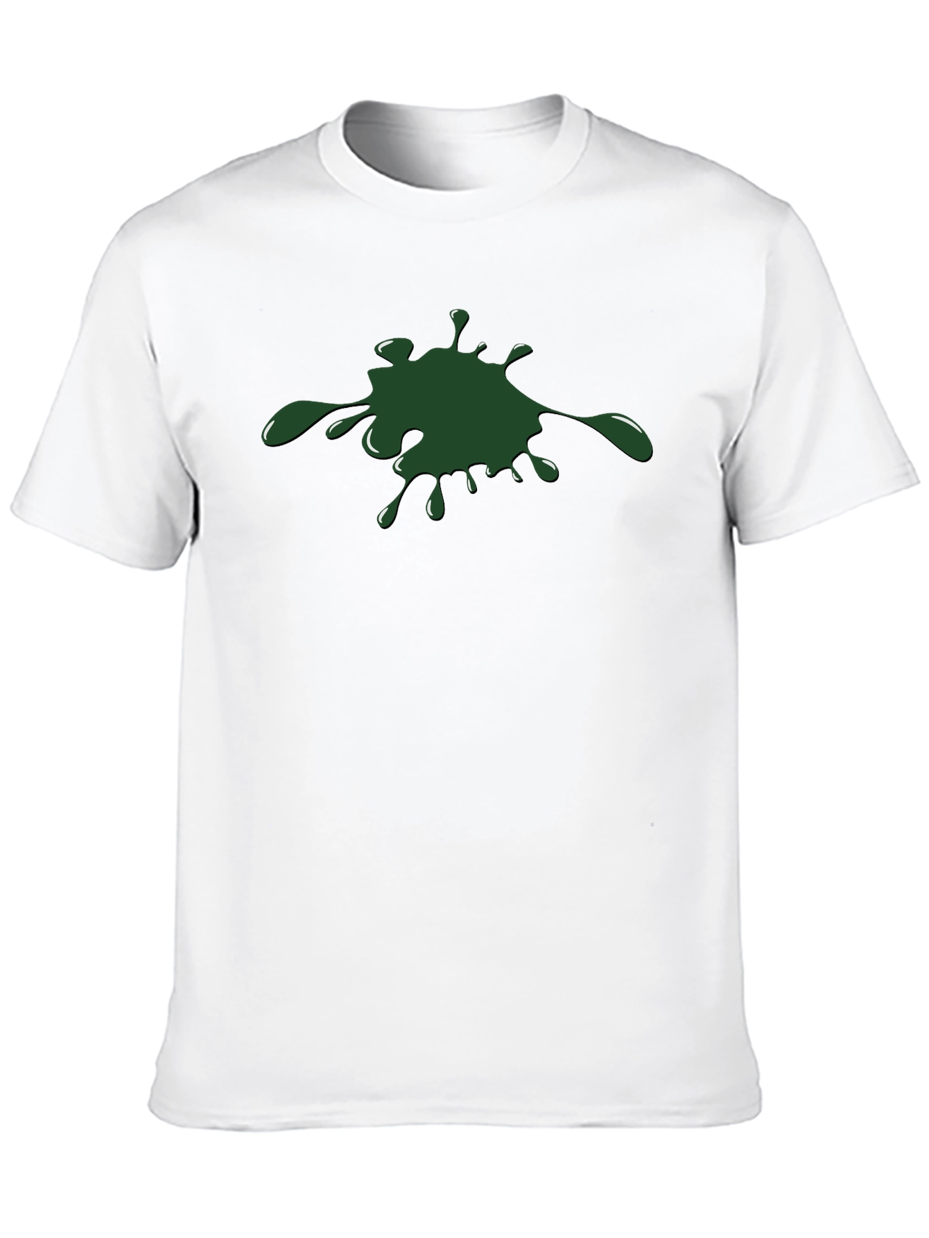 Green Splatter Graphic T-Shirt