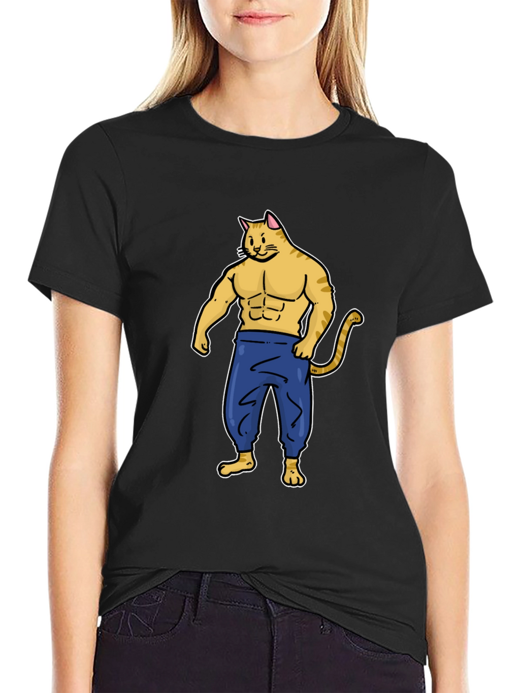 Buff Cat Graphic Tee