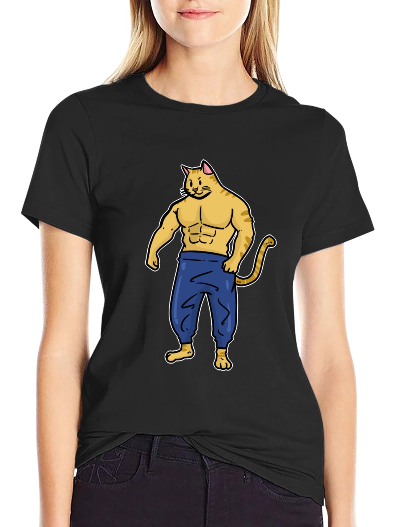 Buff Cat Graphic Tee