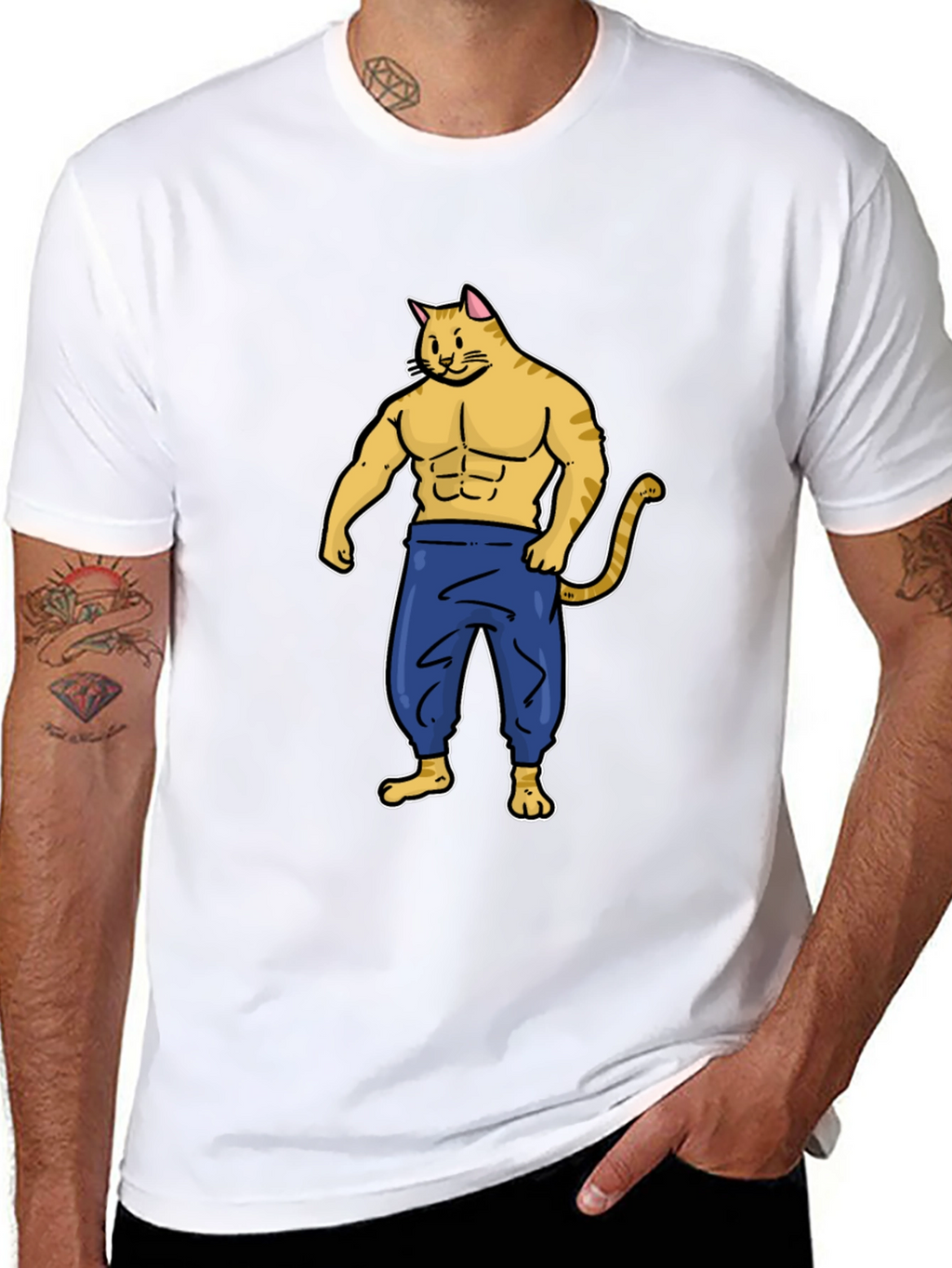 Buff Cat Graphic Tee