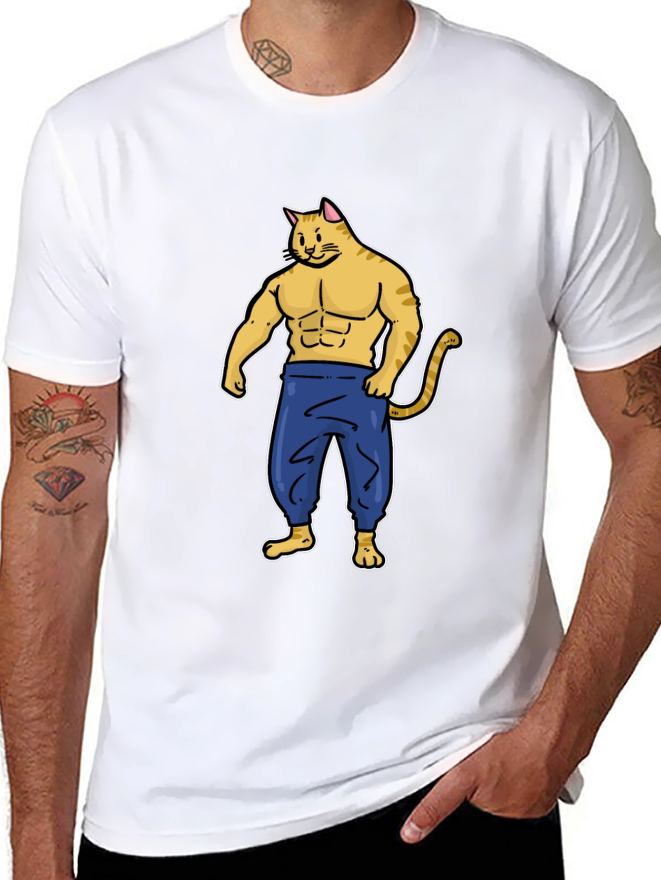 Buff Cat Graphic Tee