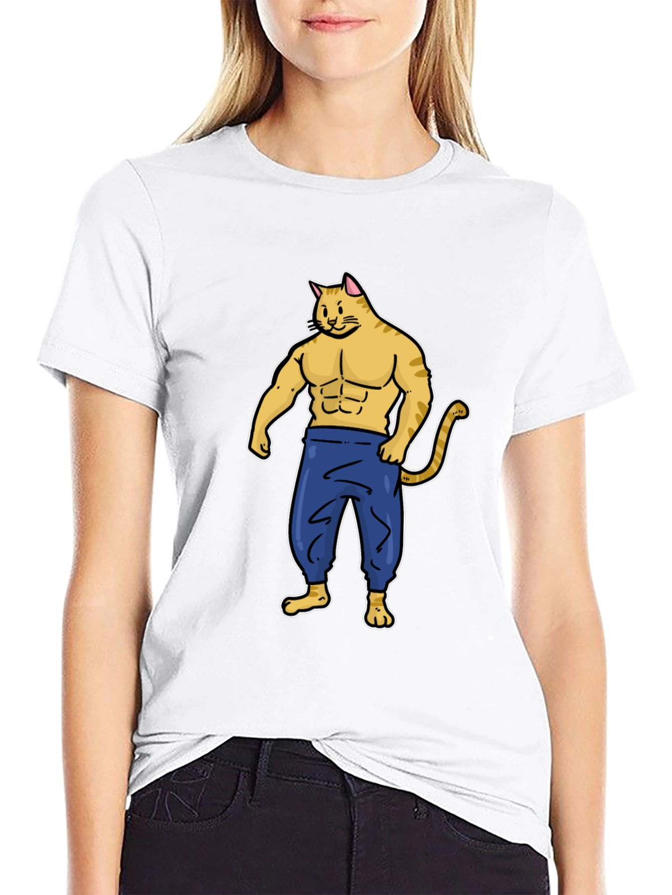 Buff Cat Graphic Tee
