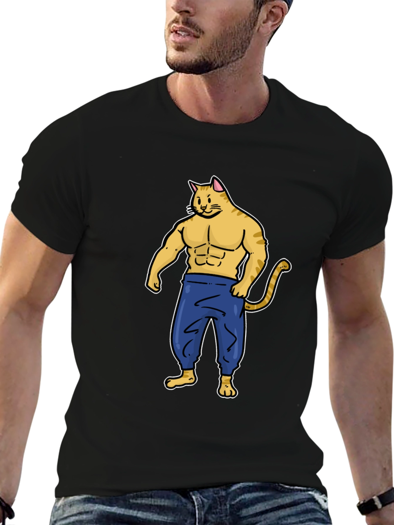 Buff Cat Graphic Tee