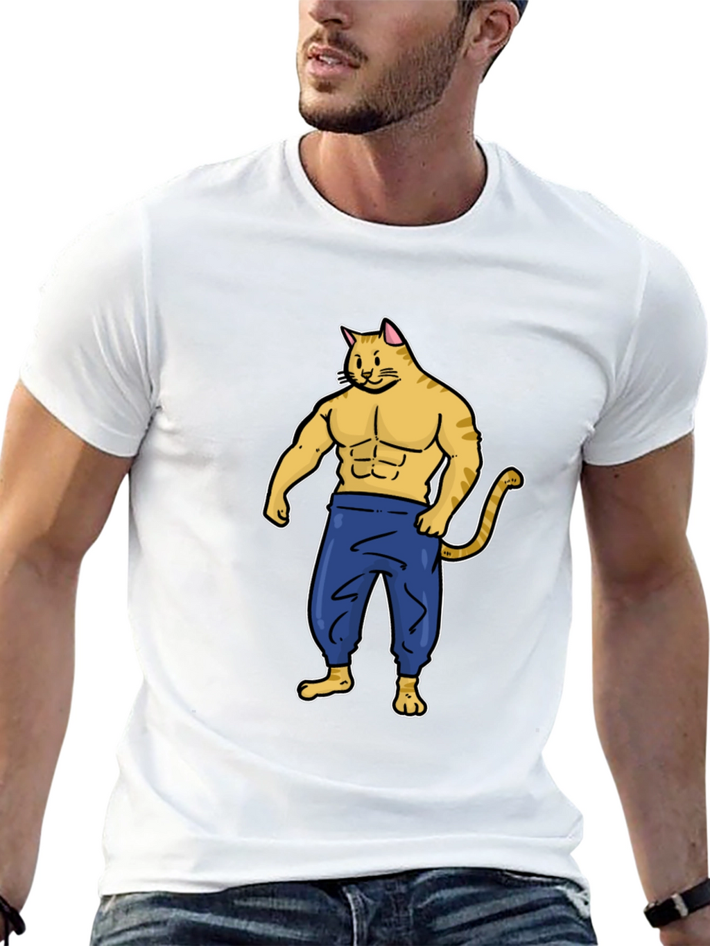 Buff Cat Graphic Tee