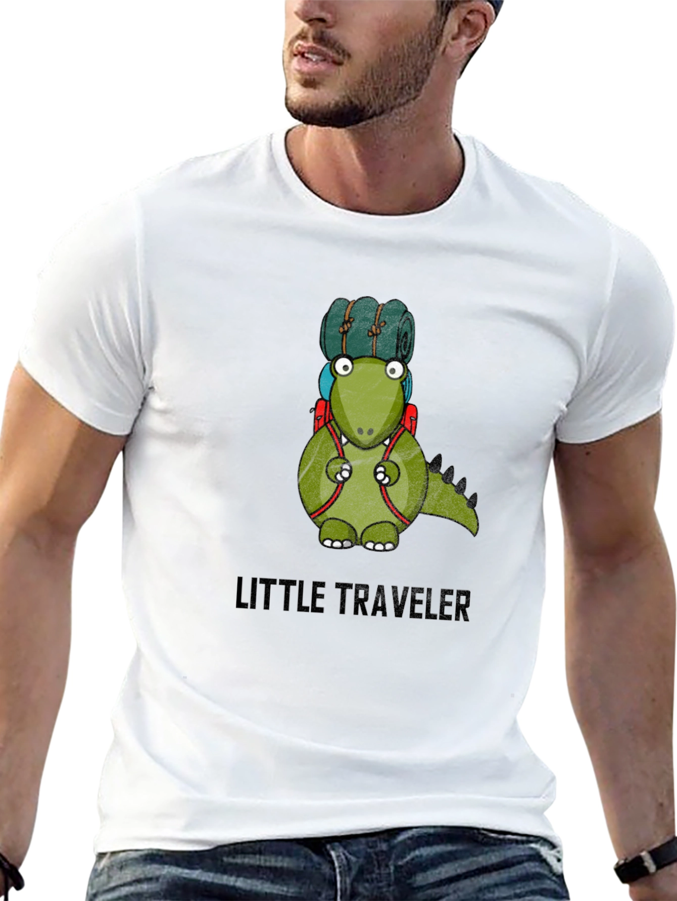 Little Traveler Dinosaur Graphic T-Shirt