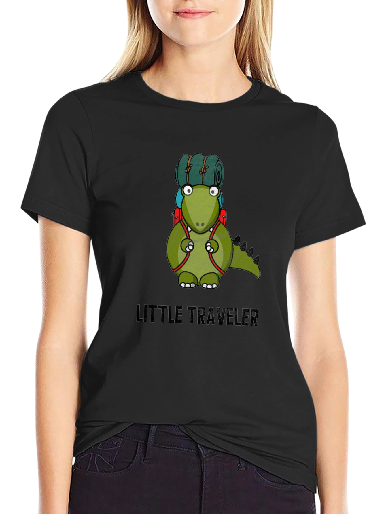 Little Traveler Dinosaur Graphic T-Shirt