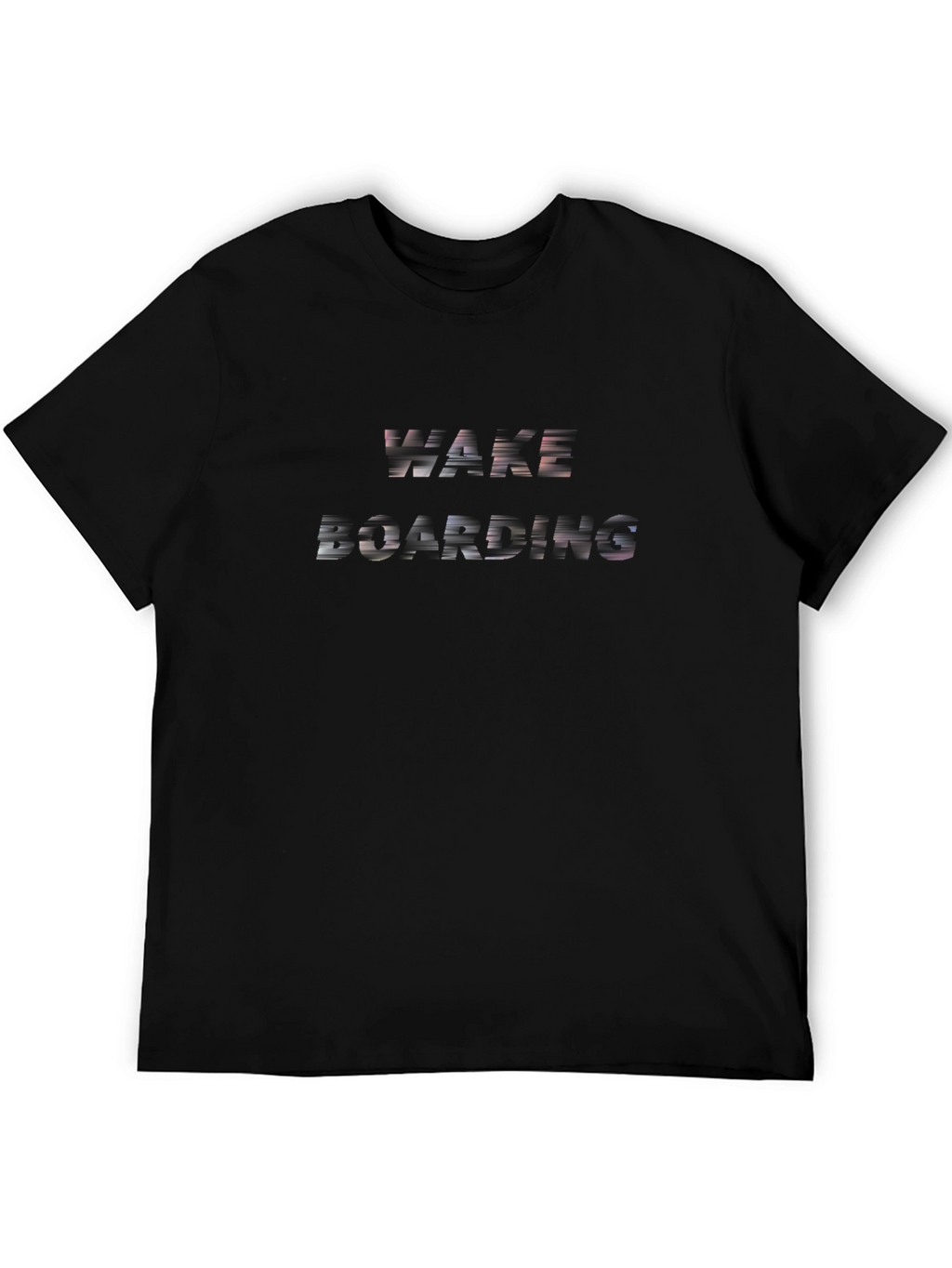 Wake Boarding Black T-Shirt