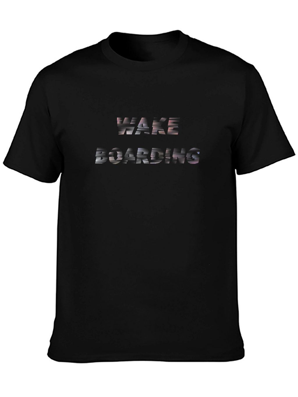 Wake Boarding Black T-Shirt
