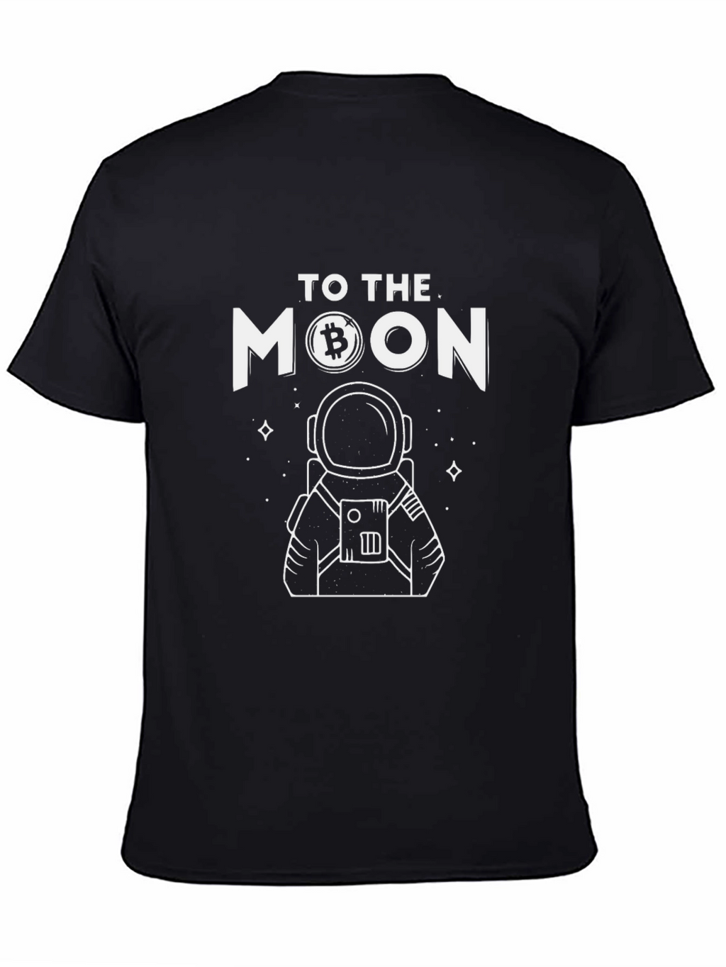 Bitcoin to the Moon T-Shirt Astronaut Crypto Tee