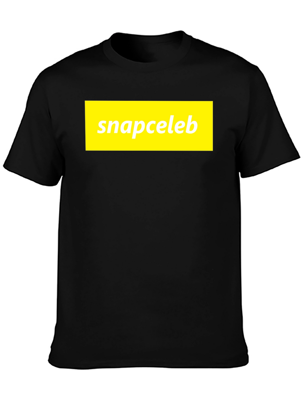 Snapceleb Black T-Shirt - Casual Graphic Tee