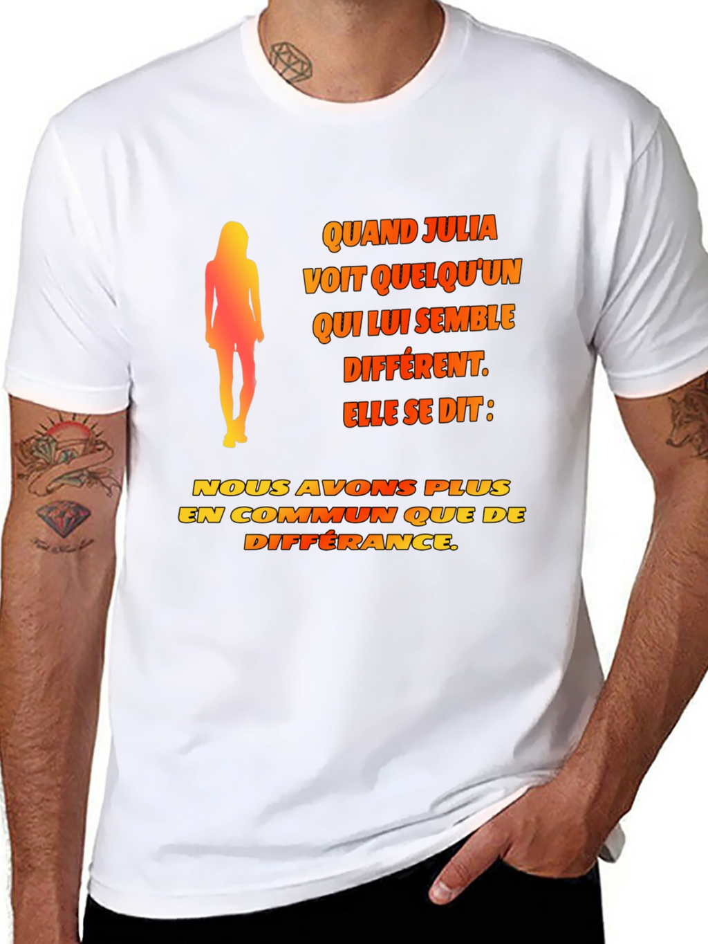 Quand Julia T-Shirt - Unisex Novelty Tee
