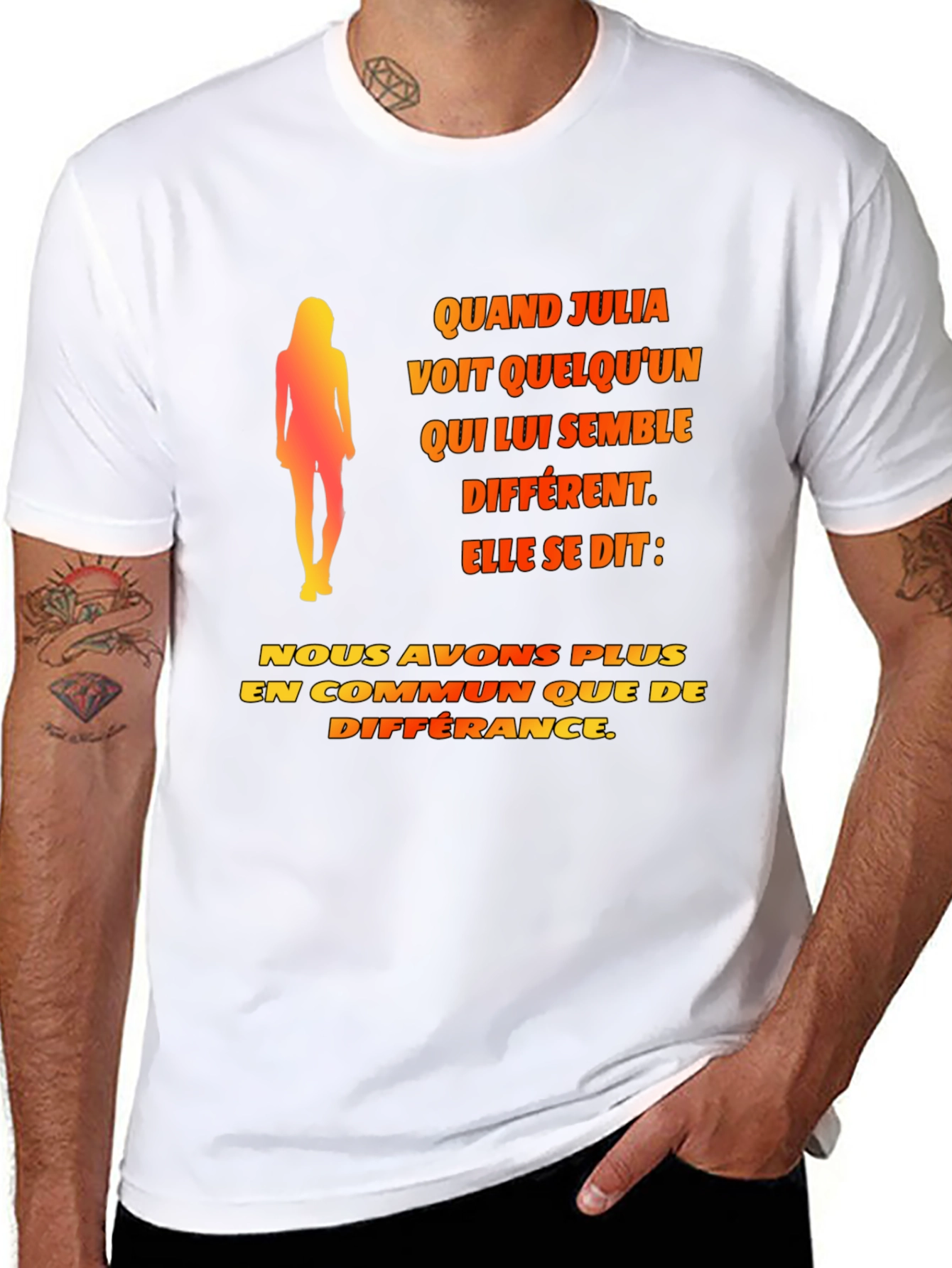 Quand Julia T-Shirt - Unisex Novelty Tee