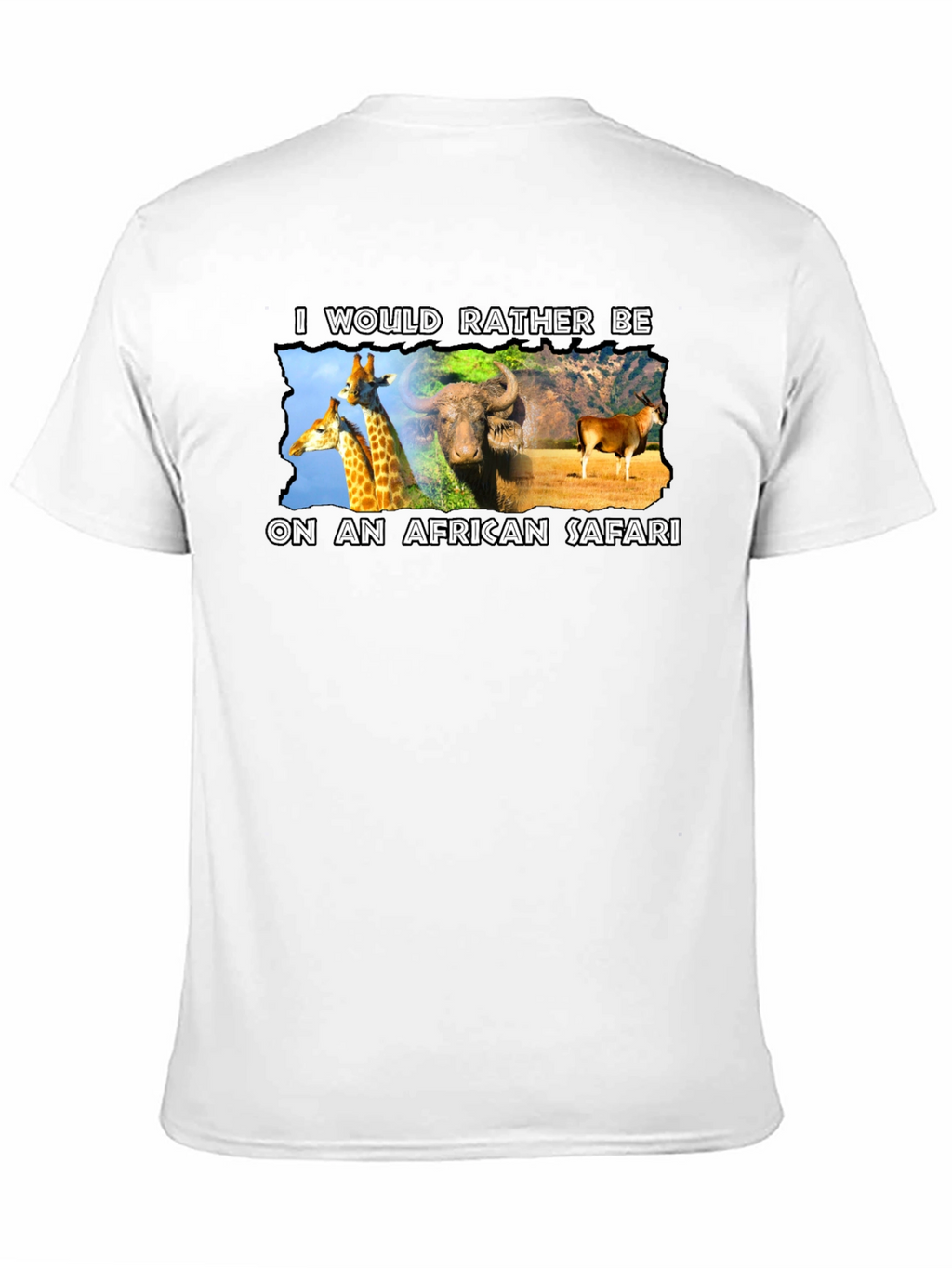 African Safari Graphic T-Shirt - Novelty Design