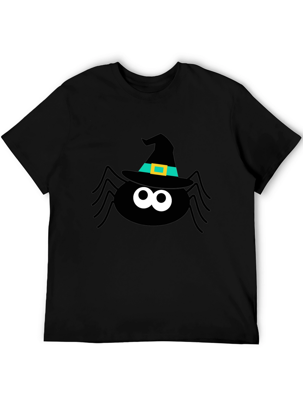 Halloween Spider Witch Hat Graphic Tee