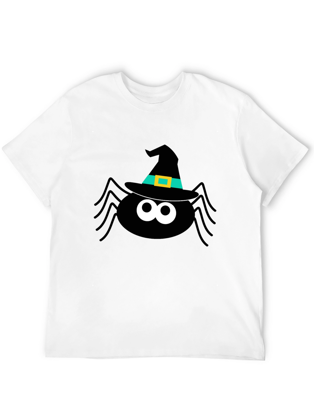 Halloween Spider Witch Hat Graphic Tee