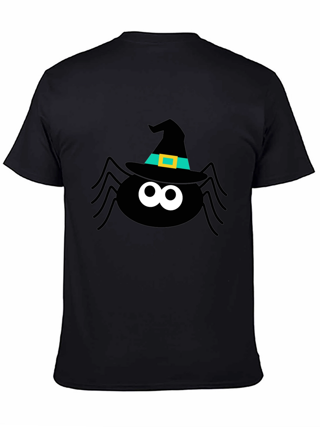 Halloween Spider Witch Hat Graphic Tee