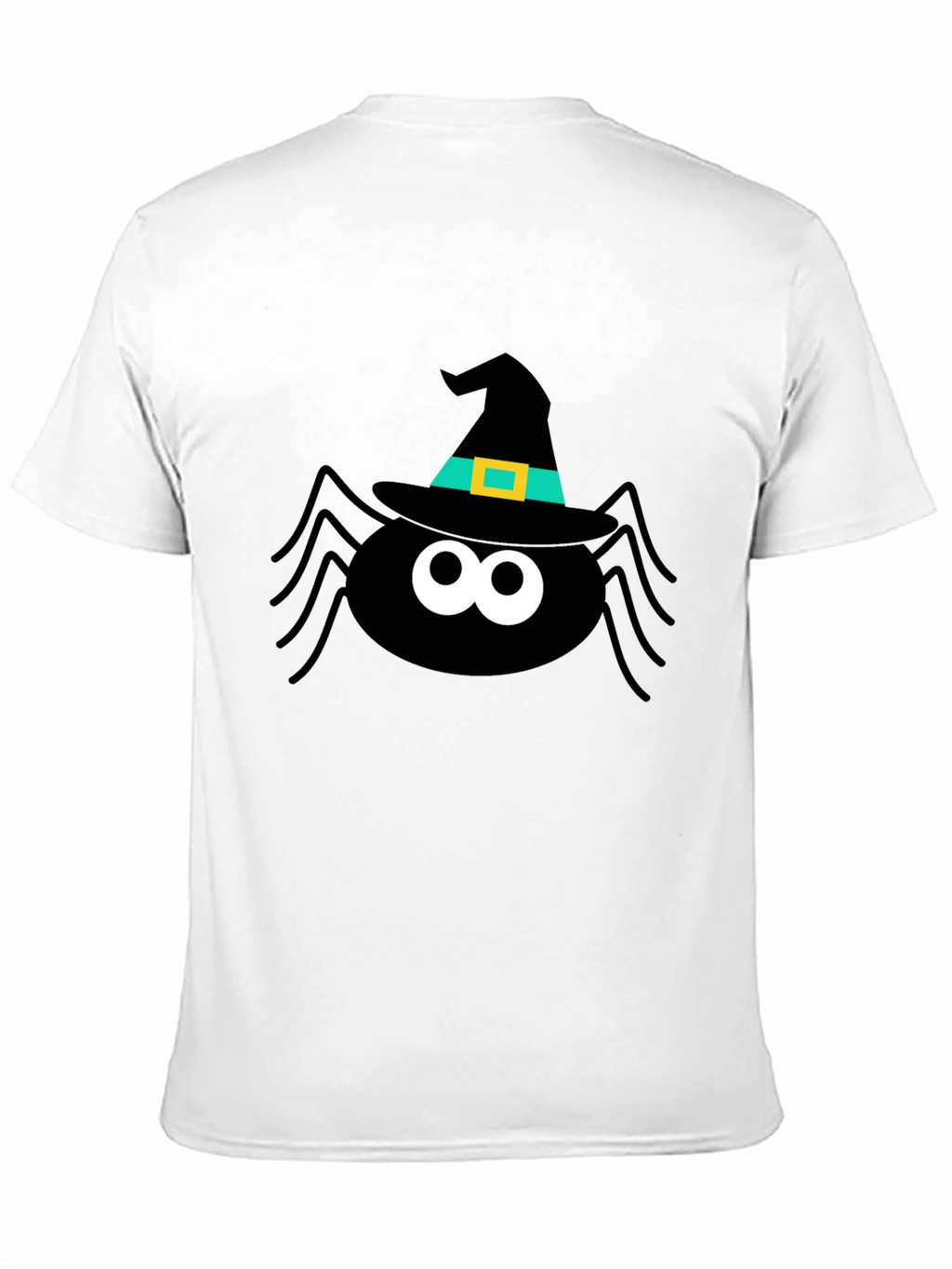 Halloween Spider Witch Hat Graphic Tee