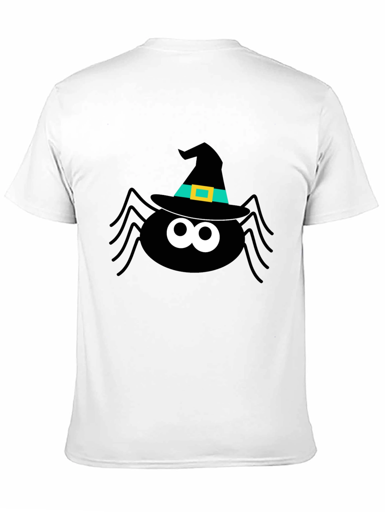 Halloween Spider Witch Hat Graphic Tee