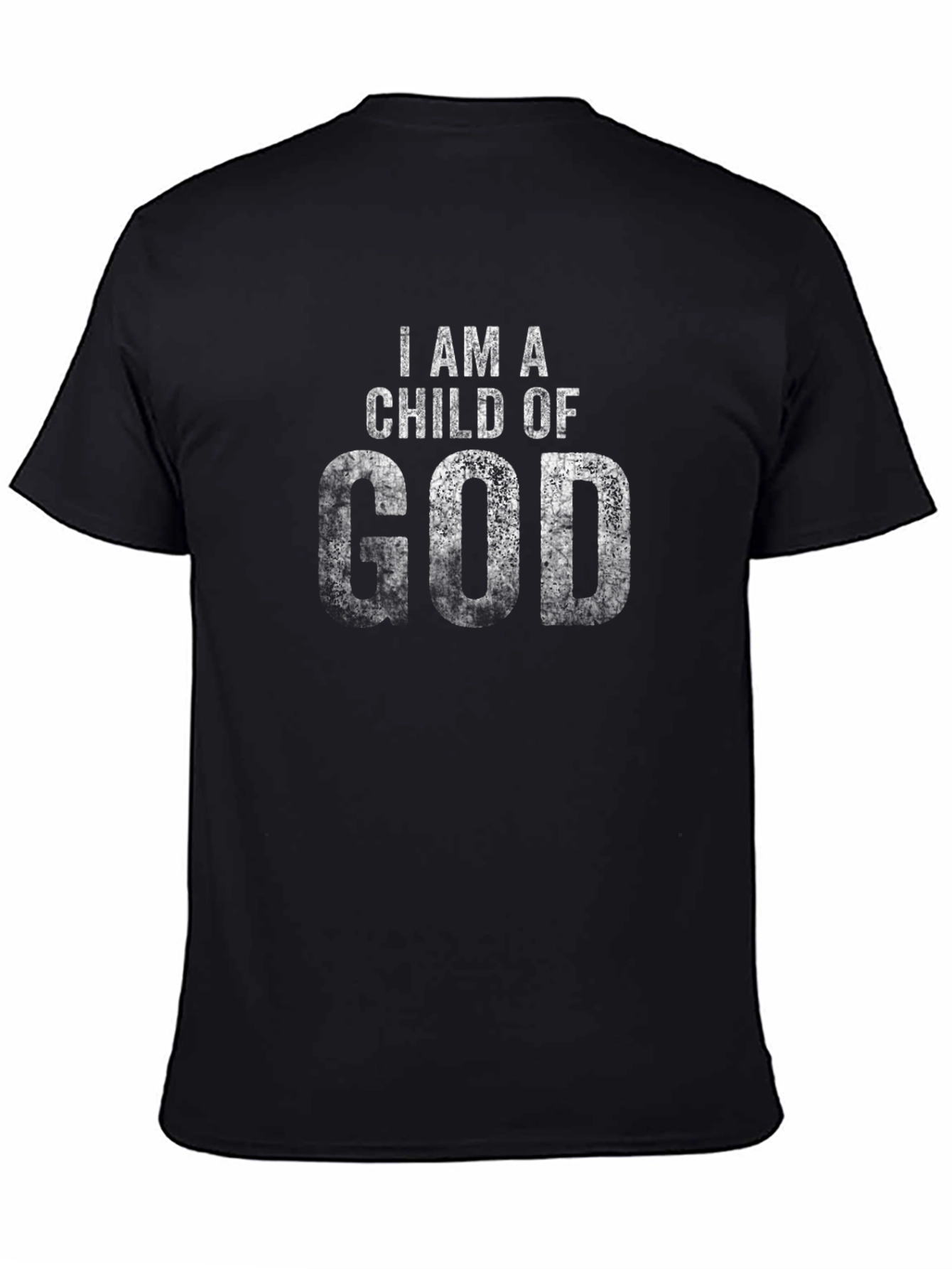 I AM A CHILD OF GOD Black T-Shirt