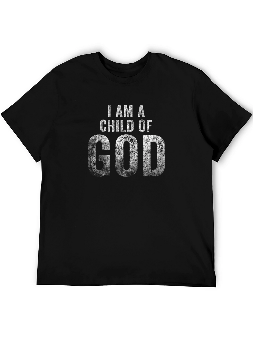 I AM A CHILD OF GOD Black T-Shirt