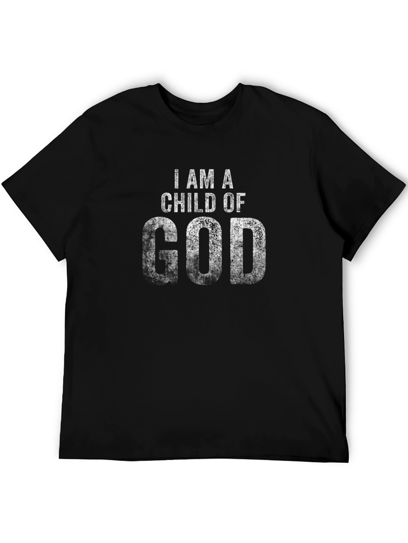 I AM A CHILD OF GOD Black T-Shirt
