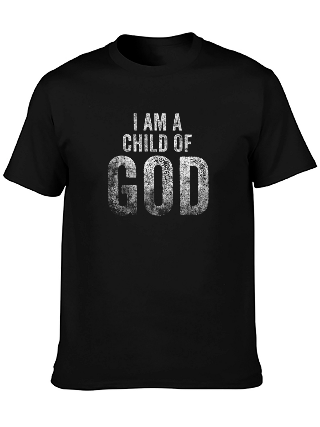 I AM A CHILD OF GOD Black T-Shirt