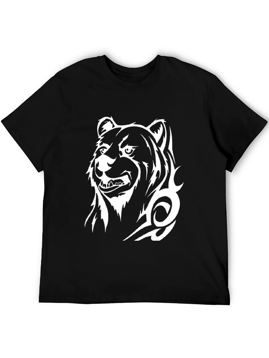 Black Bear Tribal Design T-Shirt