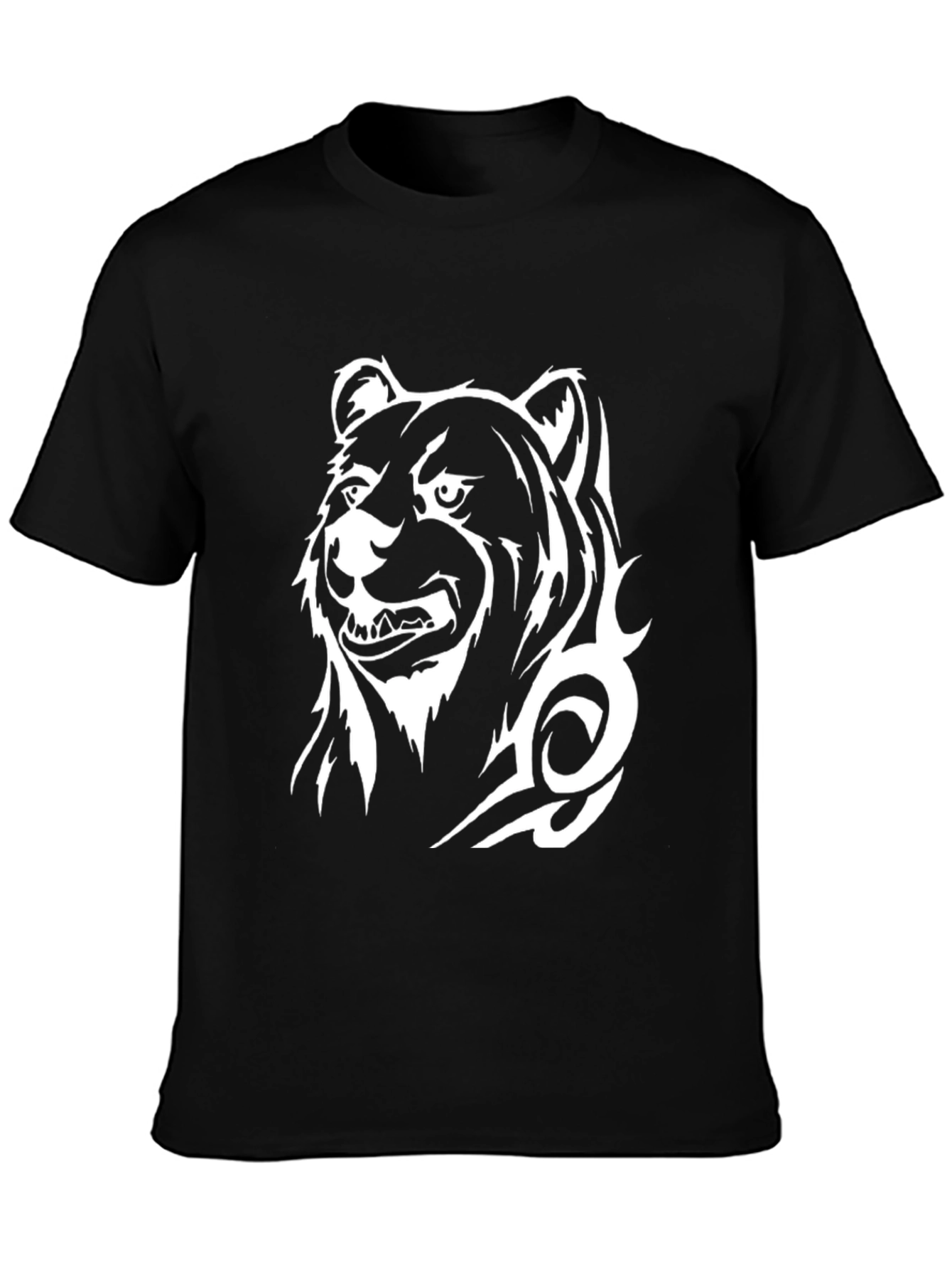 Black Bear Tribal Design T-Shirt