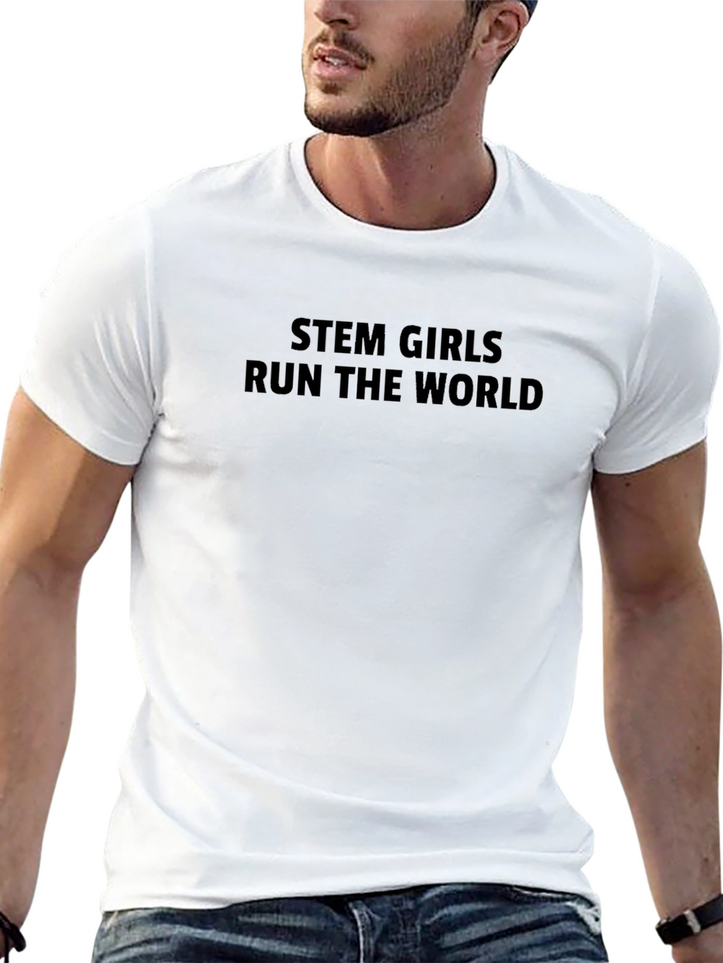 STEM Girls Run The World T-Shirt