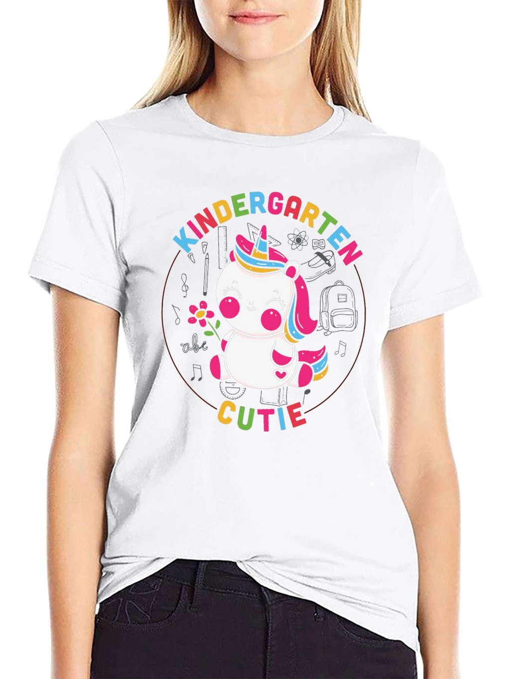 Kindergarten Cutie Unicorn Graphic Tee