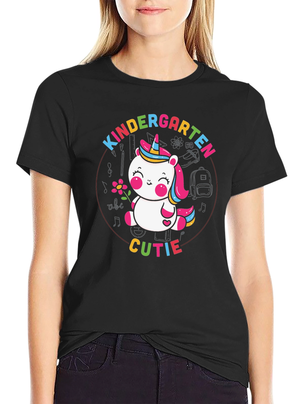 Kindergarten Cutie Unicorn Graphic Tee