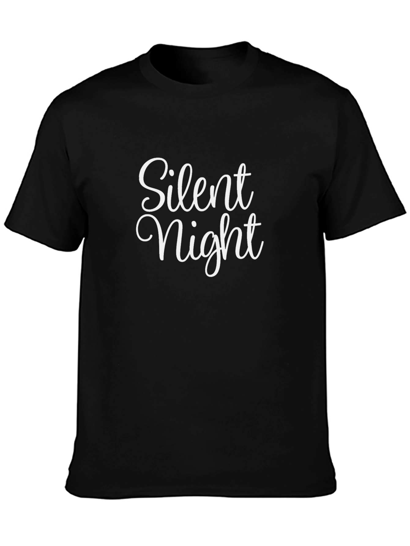 Silent Night Graphic T-Shirt - Holiday Apparel