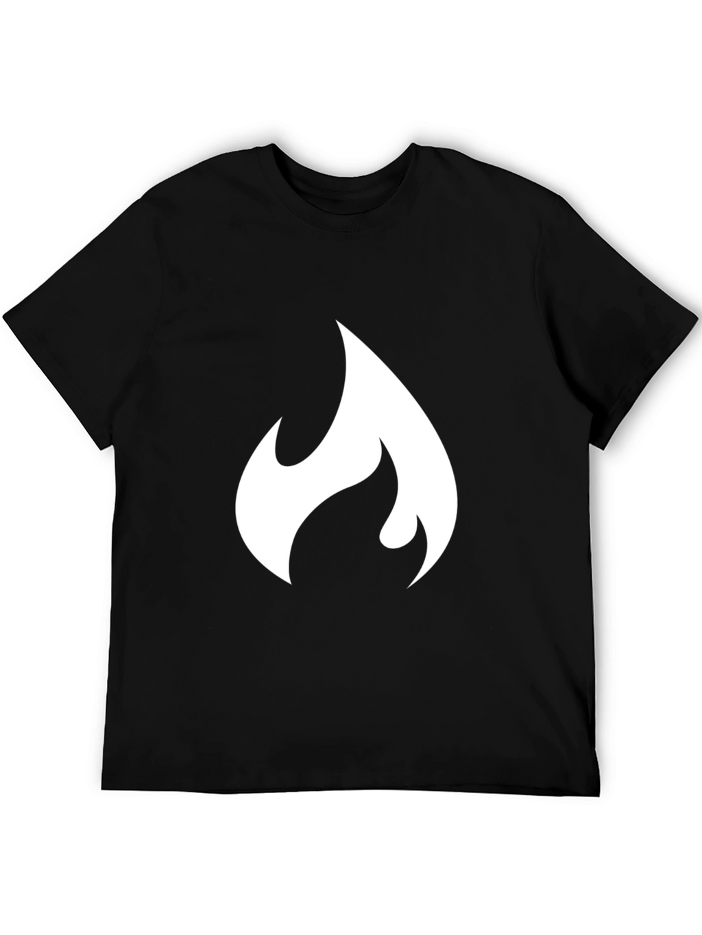 Flame Graphic Black T-Shirt