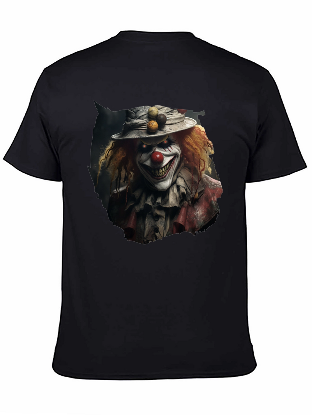 Creepy Clown Graphic Tee - Halloween