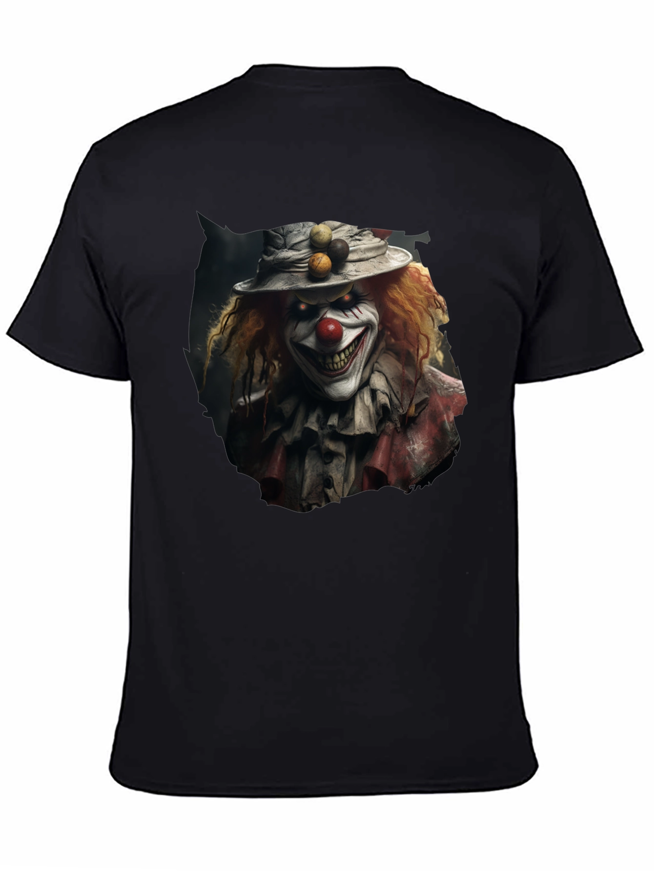 Creepy Clown Graphic Tee - Halloween