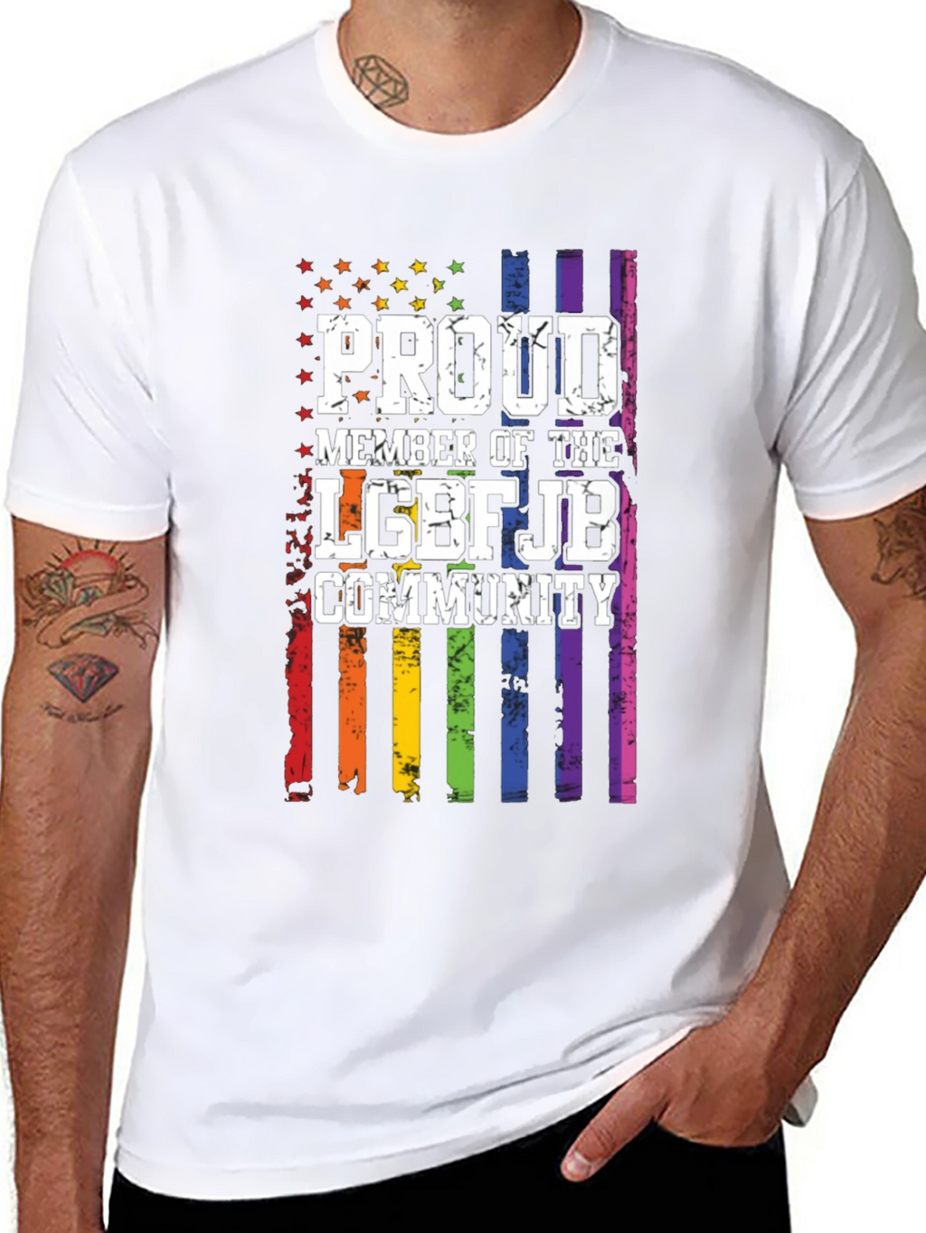 Proud LGBFJB Community Graphic Tee