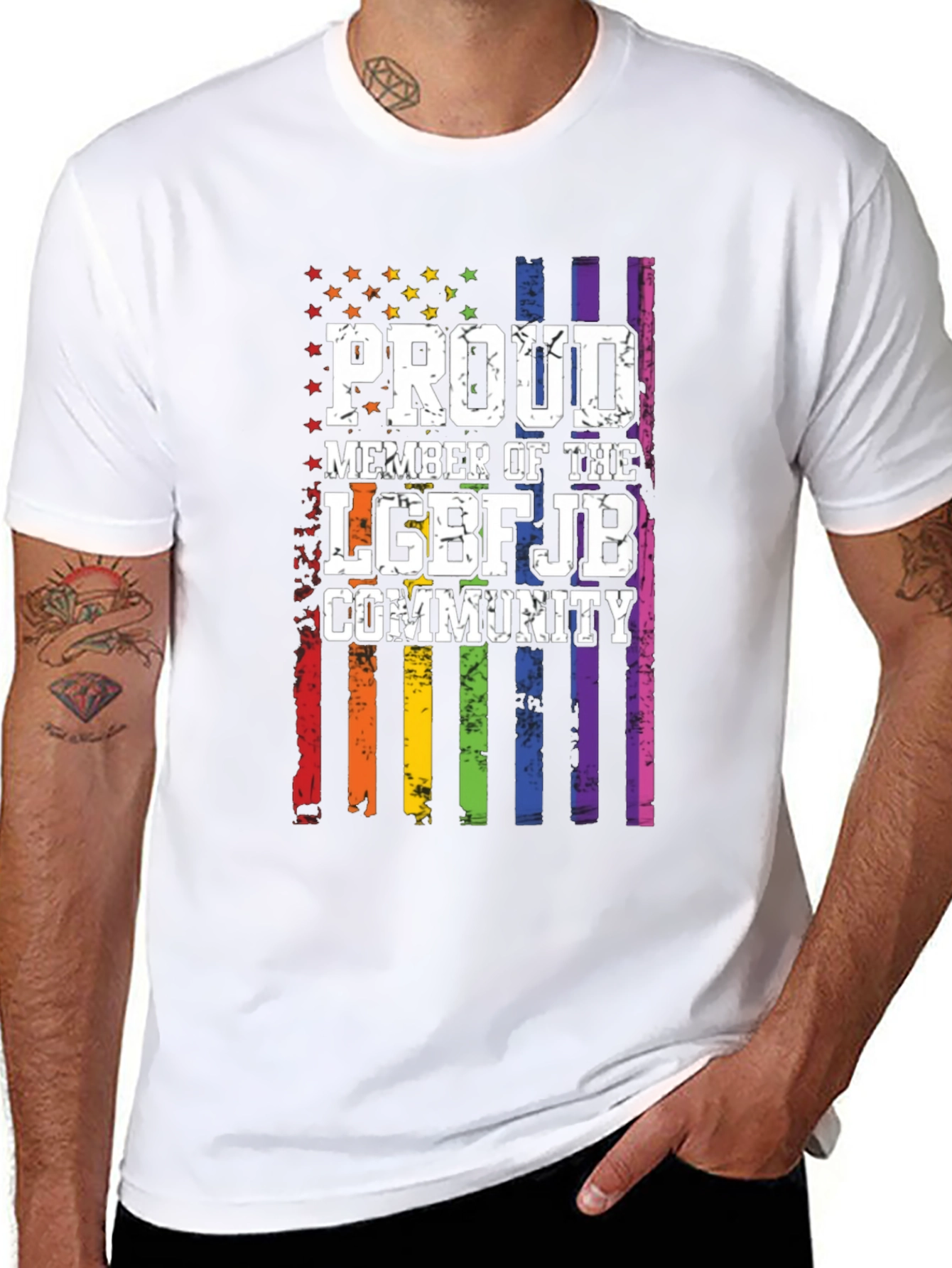 Proud LGBFJB Community Graphic Tee